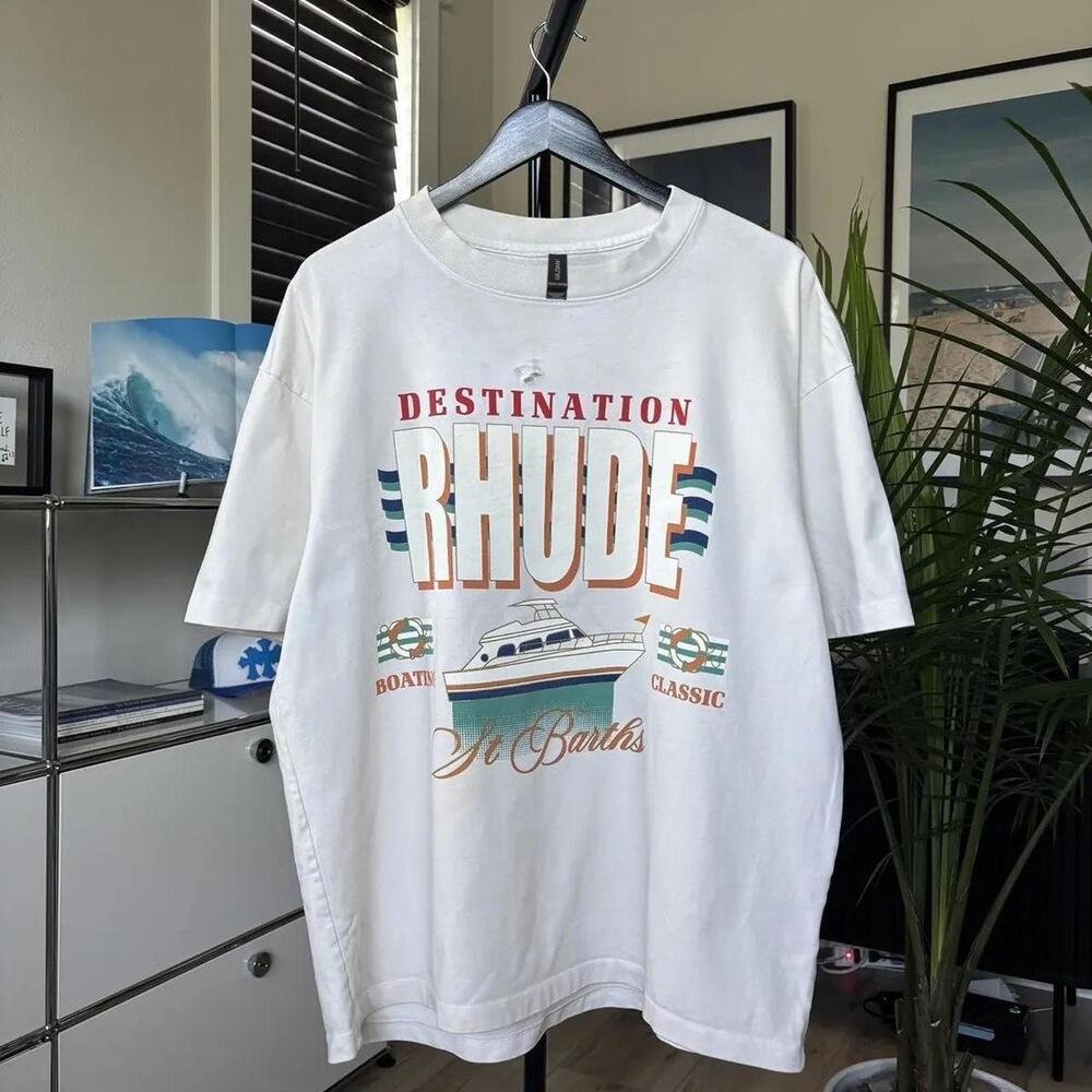 White And Multi-Coloured Streetwear T-Shirt